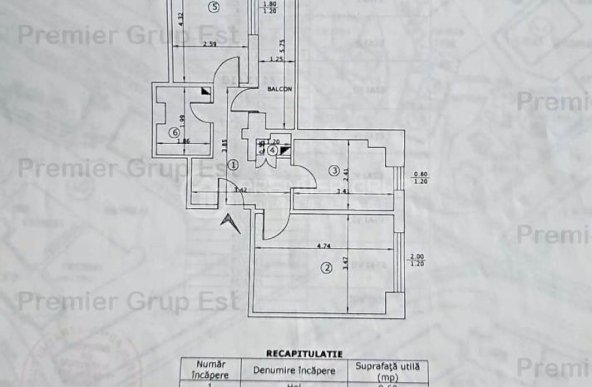 Apartament 2 camere 56mp | Gară, CT, AC