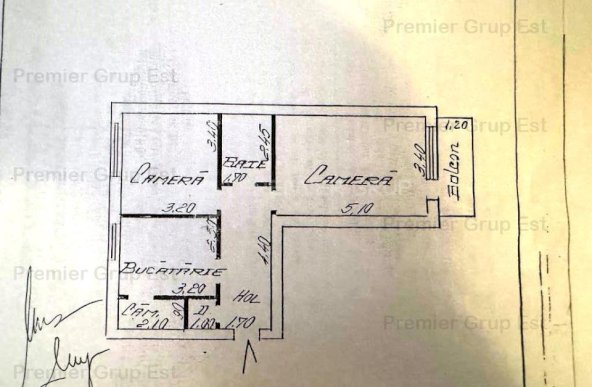 Apartament 2 camere 53mp - Tatarasi, CT, AC