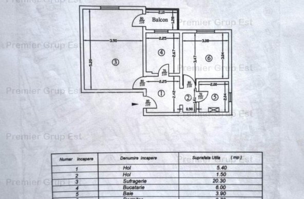 Etaj 2! Apartament 2 camere, Galata, 46mp, CT