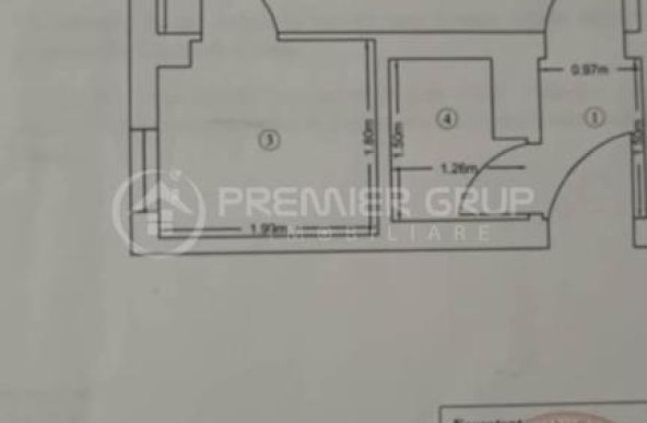 Garsonieră - bloc de apartamente 19mp | Podu Roș