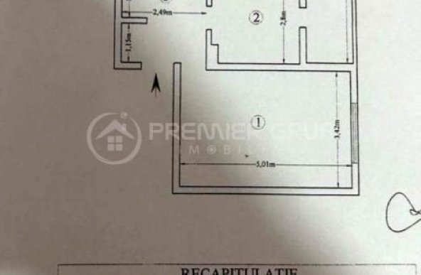 Apartament 2 camere, Nicolina - CUG, 57mp