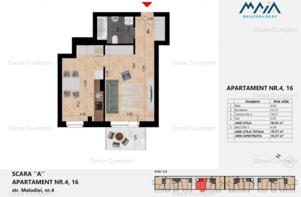 Apartament Premium Cluj Zorilor | Liceul Waldorf | Constructie noua | Central