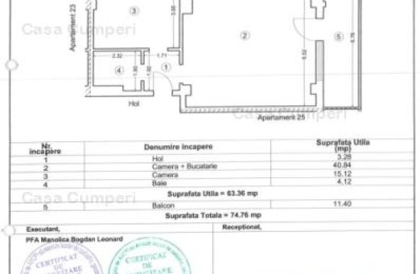 2 Camere Mamaia Nord cu vedere frontala la Mare | Mobilat si utilat 