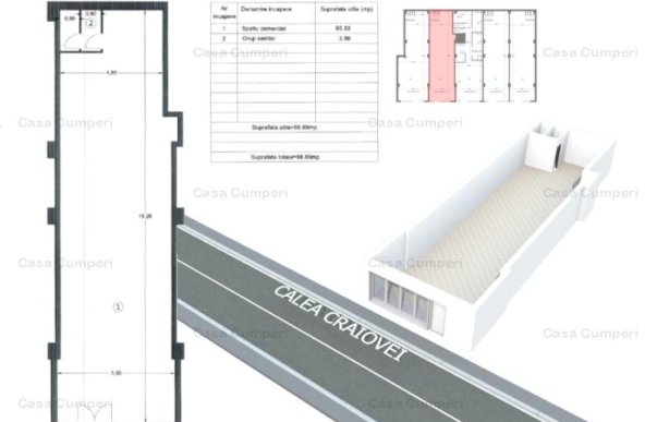 Cabinet medical | Spatiu Comercial de inchiriat | Pitesti, Central