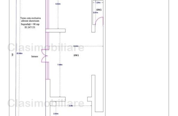 Investitie | Spatiu comercial, 109 mp (h=6m) +100 mp teren (extindere), Titan