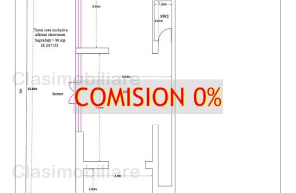 Investitie | Spatiu comercial, 109 mp (h=6m) +100 mp teren (extindere), Titan