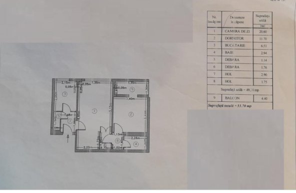 Apartament 2 camere  Jean Steriadi - Auchan Titan, bloc reabilitat termic