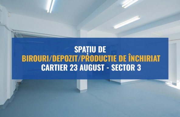 Hala de inchiriat , in zona 23 August, Bucuresti. 