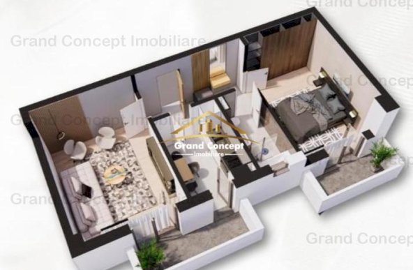 Apartament 2 camere, Pacurari, 62.45 mp   €81.400 Cod Oferta: 6812