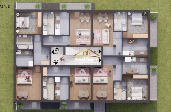 Apartament 1 camera, Rediu, 35.40 mp €46.000 Cod Oferta: 9548