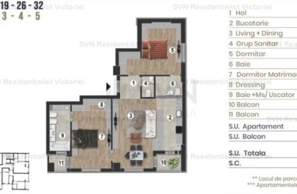 Vanzare apartament 3 camere, 13 Septembrie, Bucuresti