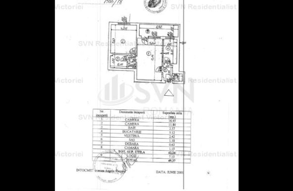 Vanzare apartament 2 camere, Crangasi, Bucuresti