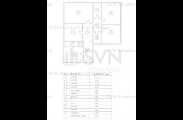 Vanzare apartament 4 camere, Nerva Traian, Bucuresti