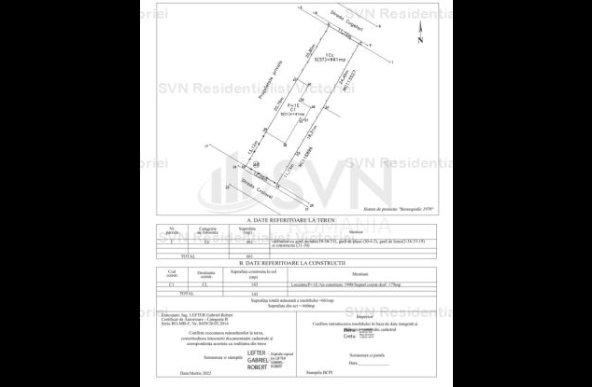 Vanzare teren constructii 660mp, Central, Voluntari