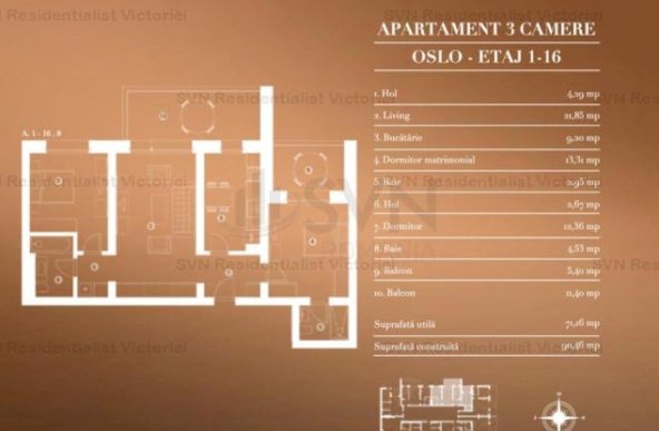 Vanzare apartament 3 camere, Aviatiei, Bucuresti