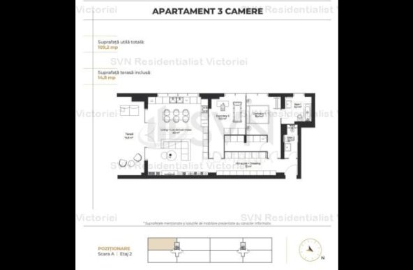 Inchiriere apartament 3 camere, Floreasca, Bucuresti