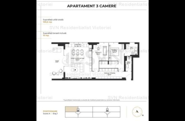 Inchiriere apartament 3 camere, Floreasca, Bucuresti