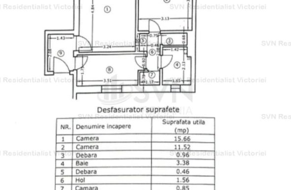 Vanzare apartament 2 camere, Piata Romana, Bucuresti