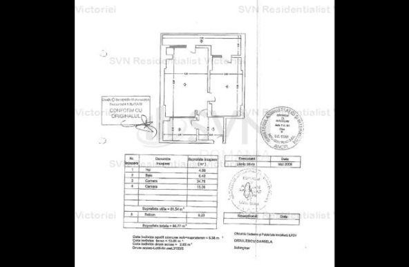 Vanzare apartament 2 camere, Central, Bragadiru