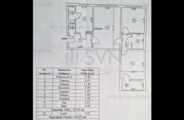 Vanzare apartament 3 camere, Berceni, Bucuresti