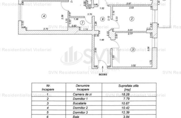 Vanzare apartament 4 camere, Inel 1, Constanta