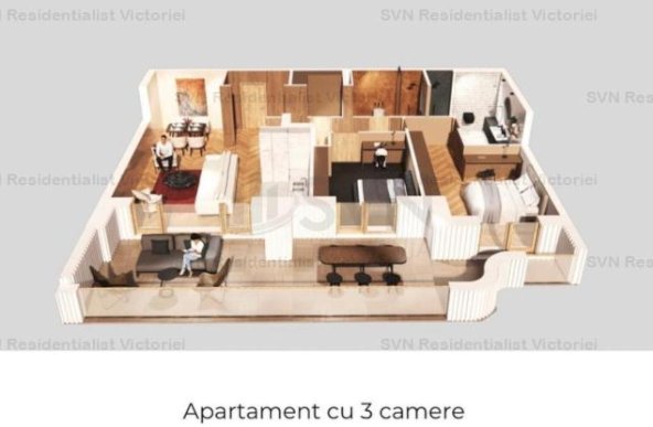 Vanzare apartament 2 camere, Pipera, Bucuresti