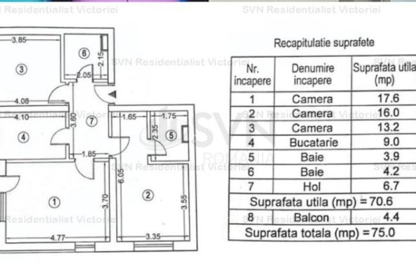 Vanzare apartament 3 camere, Militari, Bucuresti