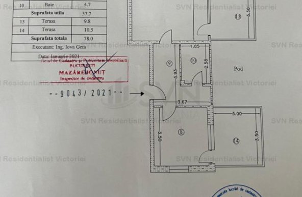 Vanzare apartament 4 camere, Straulesti, Bucuresti