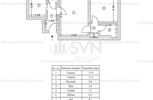 Vanzare apartament 2 camere, Piata 1 Mai, Bucuresti