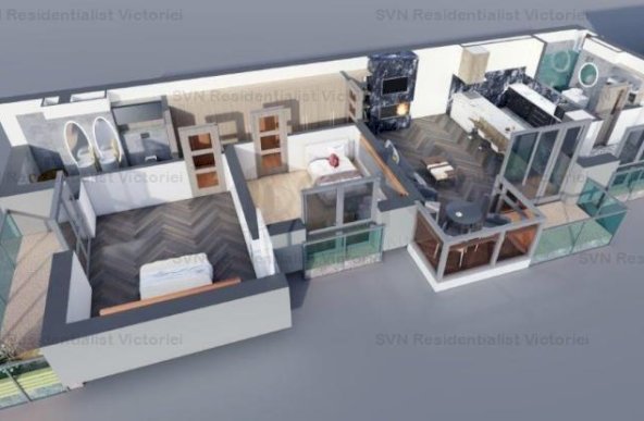 Vanzare apartament 3 camere, 13 Septembrie, Bucuresti