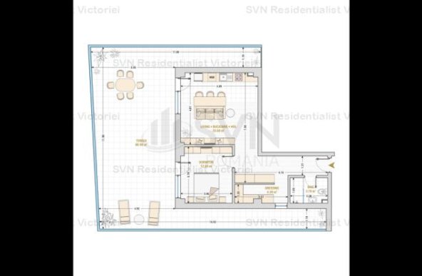 Vanzare apartament 2 camere, 13 Septembrie, Bucuresti