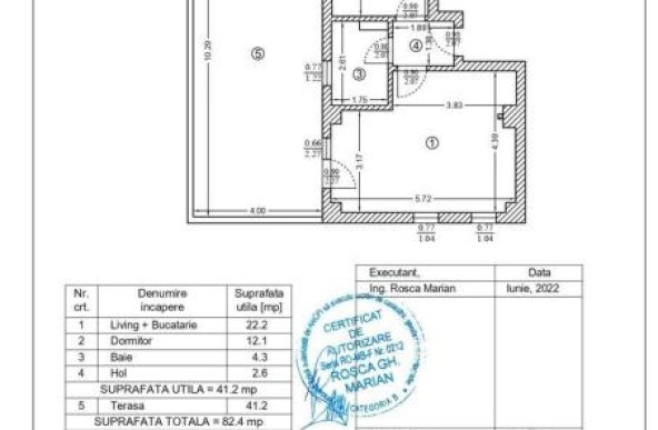 Apartament 2 camere de vanzare Chitila, pod Constanta, Ion Mihalache