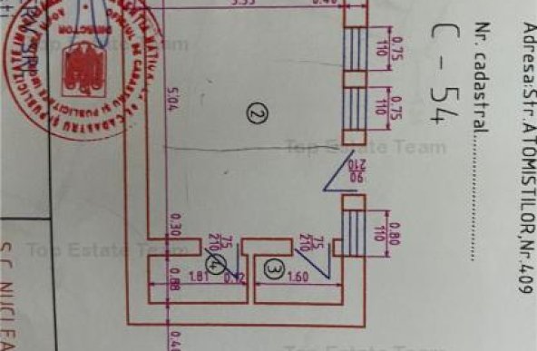 Inchiriere cladire P+1 comercial 2.400mpu Magurele stradal