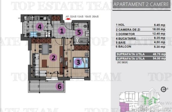 Apartament  2 camere in Berceni, Grand Arena