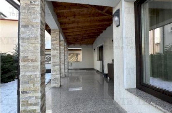 Vila moderna, 6 camere, terasa, crama, foisor si 600 mp teren, complet mobilata, in comuna Berceni
