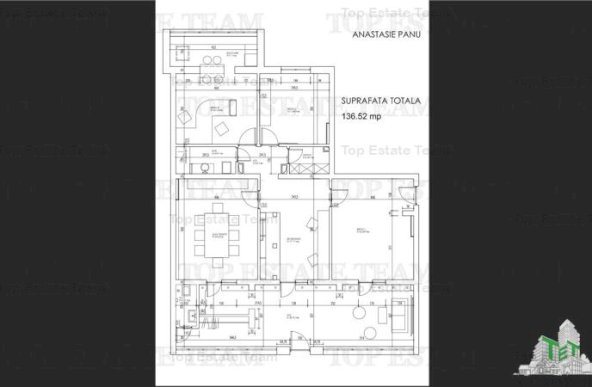 Spatiu birouri 5 camere | Nerva Traian | Parter | intrare separata