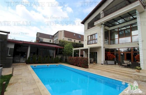 Inchiriere Vila Individuala , 850 mp- piscina, curte 1000 mp- Cartierul Latin- Prelungirea Ghencea