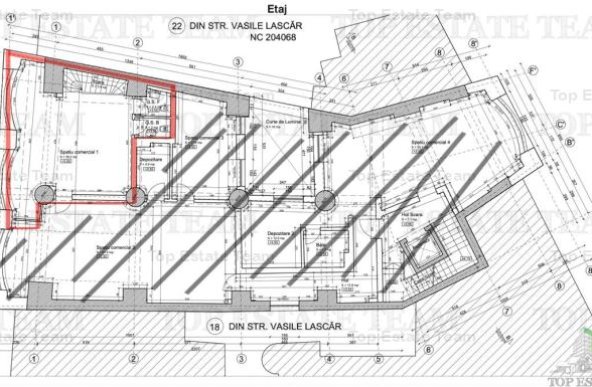 Spatiu comercial | Universitate | Parter + Etaj | 215 mp