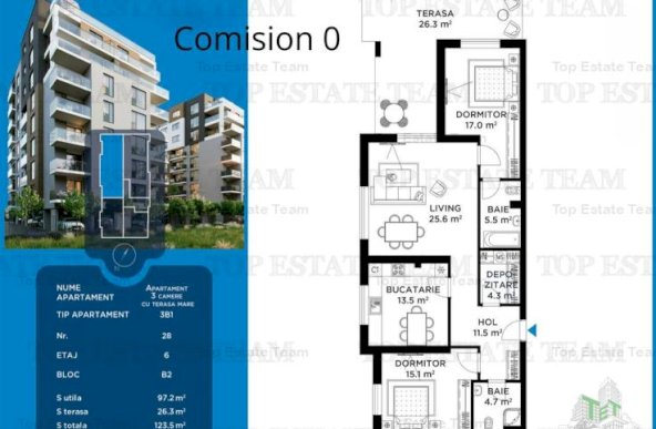 Bucurestii Noi/Straulesti | Bloc nou construit la standarde inalte