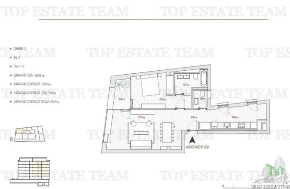 Apartament 2 Camere, bloc Boutique,  Bucuresti, Parcul  Operei