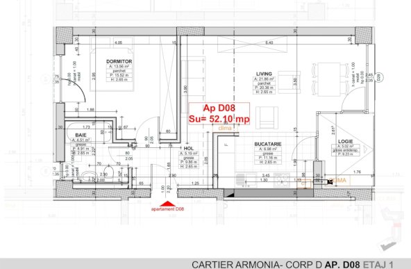 Apartament de lux complex Iris Armoniei