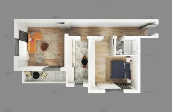 Apartament 2 camere in Trivale City | TC5 X1