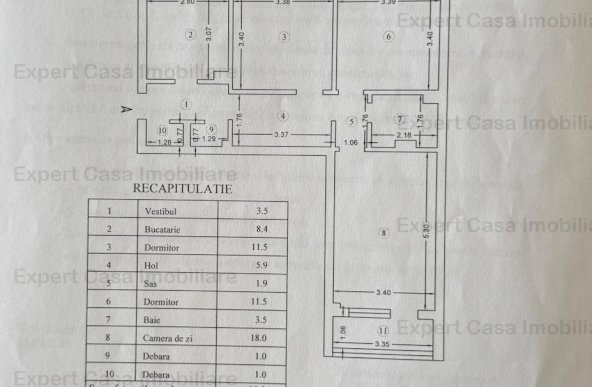 Apartament 3 Camere Piata Voievozilor