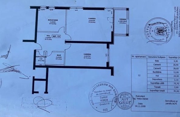 Ap 3 camere decomandat - zona Avantgarden 1