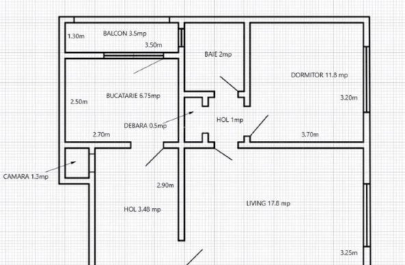 Ap 2 camere mobilat - zona Grivitei (ID:17199)