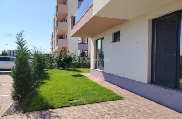 Apartament nou, cu 3 camere, mobilat si utilat modern, cu gradina proprie, situat in cartierul rezidential Albert