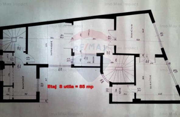 Vanzare vila 210mp utili S+P+1+M, teren 270mp, Eminescu Mosilor