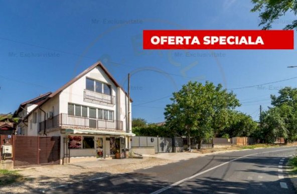 0 % Comision Casa spatioasa 318 mp utili+Spatiu Comercial zona Stefanesti Arges!