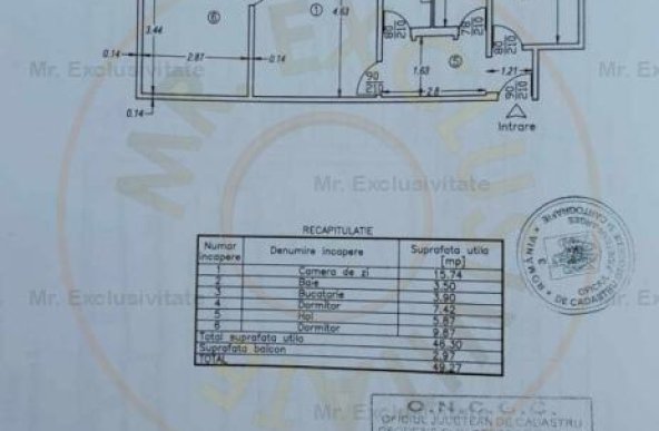 0% Comision Apartament 3 camere etaj 2-Nord-Pitesti!