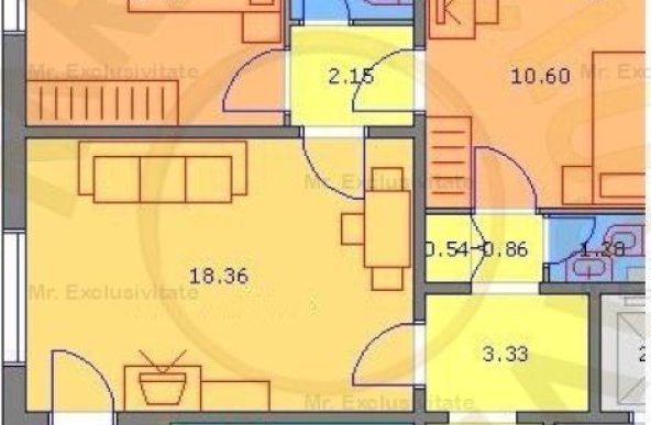 Comision 0% Apartament 3 camere decomandat zona Expo Parc